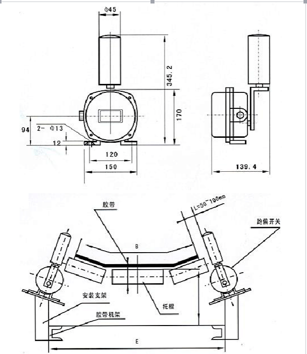 兩級跑偏開關(guān)XT-CLB-A2 做精做強(qiáng)_兩級跑偏開關(guān)KBW-220P防爆兩級跑偏開關(guān)